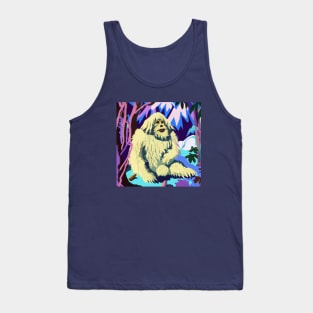 Yeti Against the Himalayas in the style of Paul Gauguin Tank Top